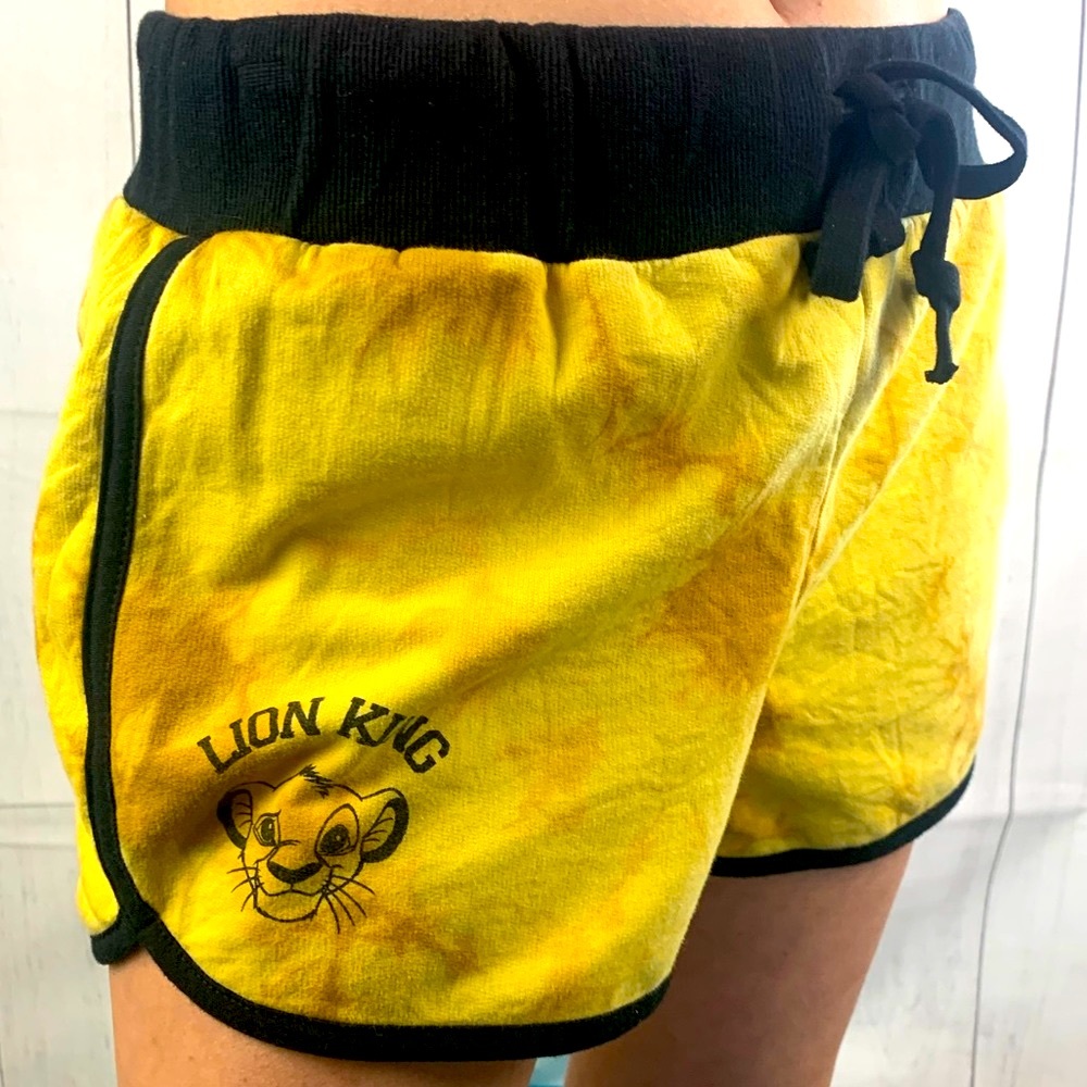 Disney simba yellow gold lion king pj shorts